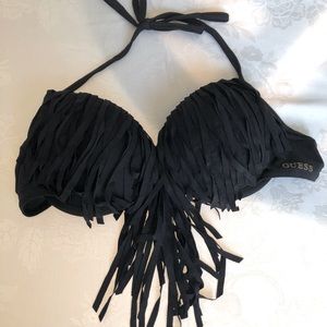 Guess fringed bikini top